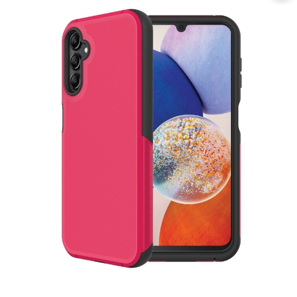 NEW Samsung Galaxy A14 5G Slim Rugged Phone Case, Red - Picture 7 of 10